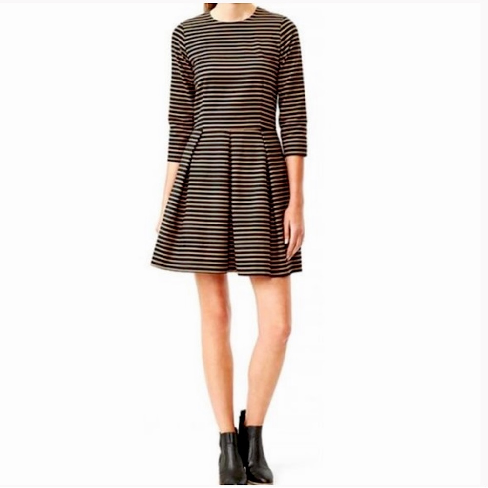 Like New! Gap Striped Fit & Flare Dress